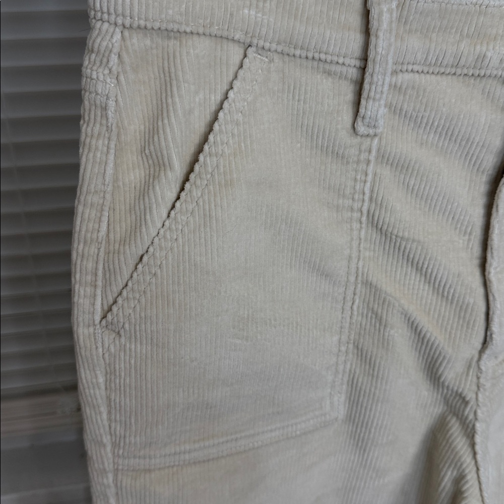 Universal Thread Vintage Straight Cream Corduroy Pants - Picture 2 of 7